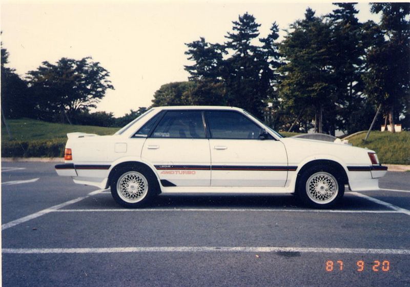 1986年(昭和61年)式 スバルレオーネ(AA-7) GTターボ 就職して初めて購入した車です