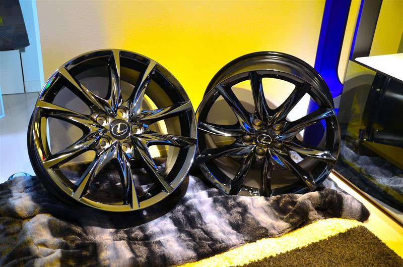 みんカラ - レクサス(純正) KOSEI製 LEXUS F Sport純正ブラックスパッタリングアルミホイール ...